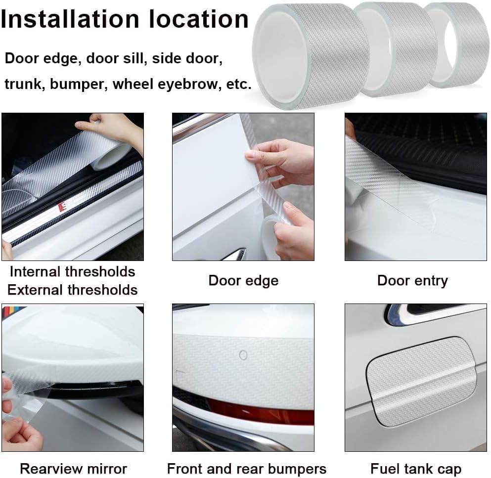 CarbonWrap | HI-Gloss Carbon Fibre Style Car Protection Film